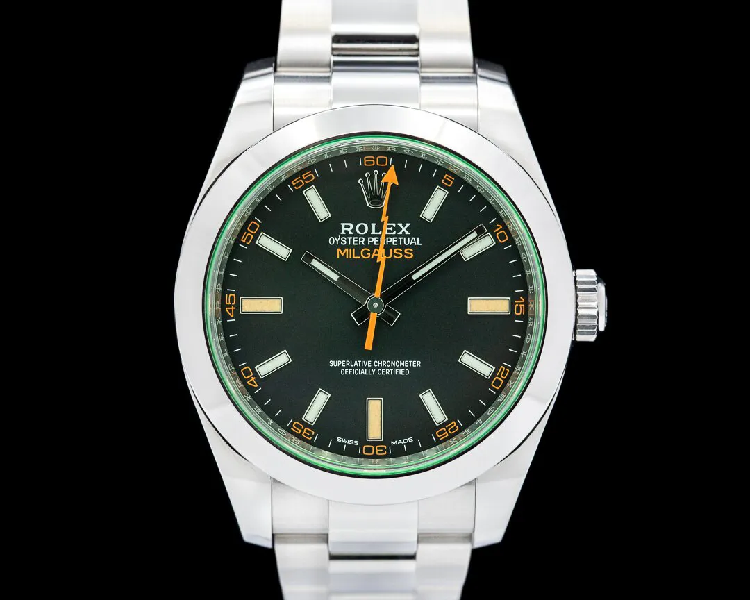 Rolex Milgauss 116400GV 40mm Stainless steel Black