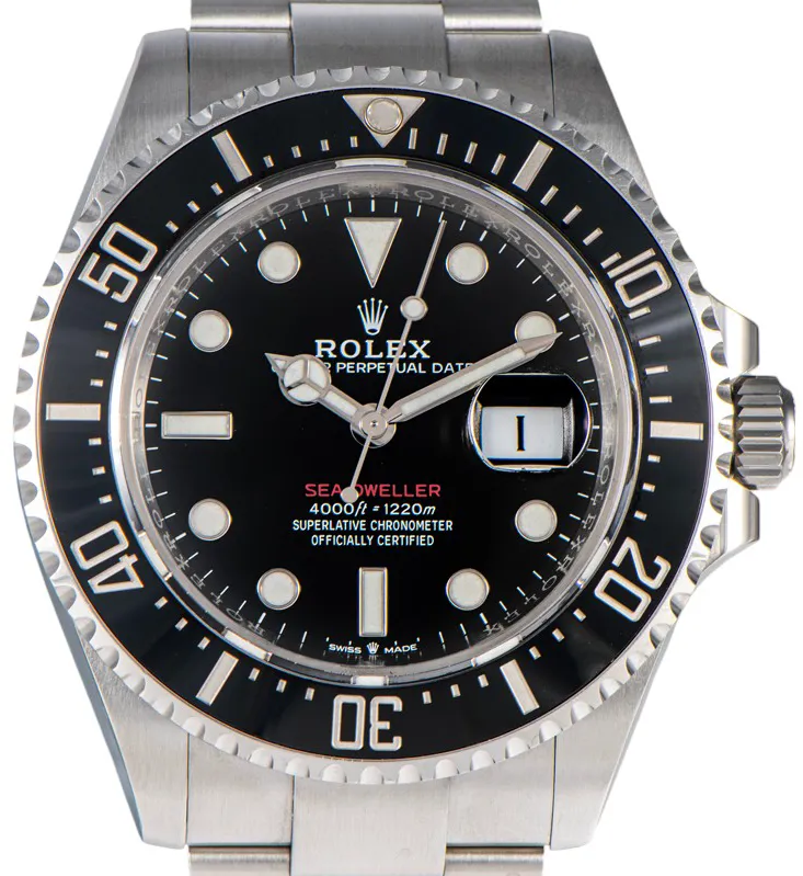 Rolex Sea-Dweller 126600 43mm Stål/Keramik Svart