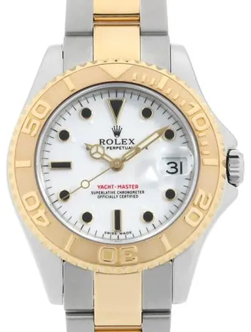 Rolex Yacht-Master 168623 33mm Yellow gold and Stainless steel White