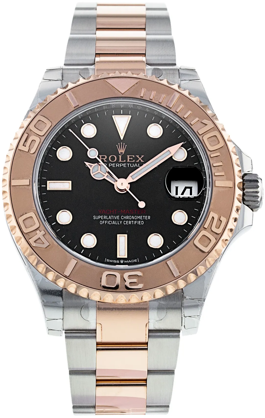 Rolex Yacht-Master 37 268621 37mm Rose gold and Stainless steel Black