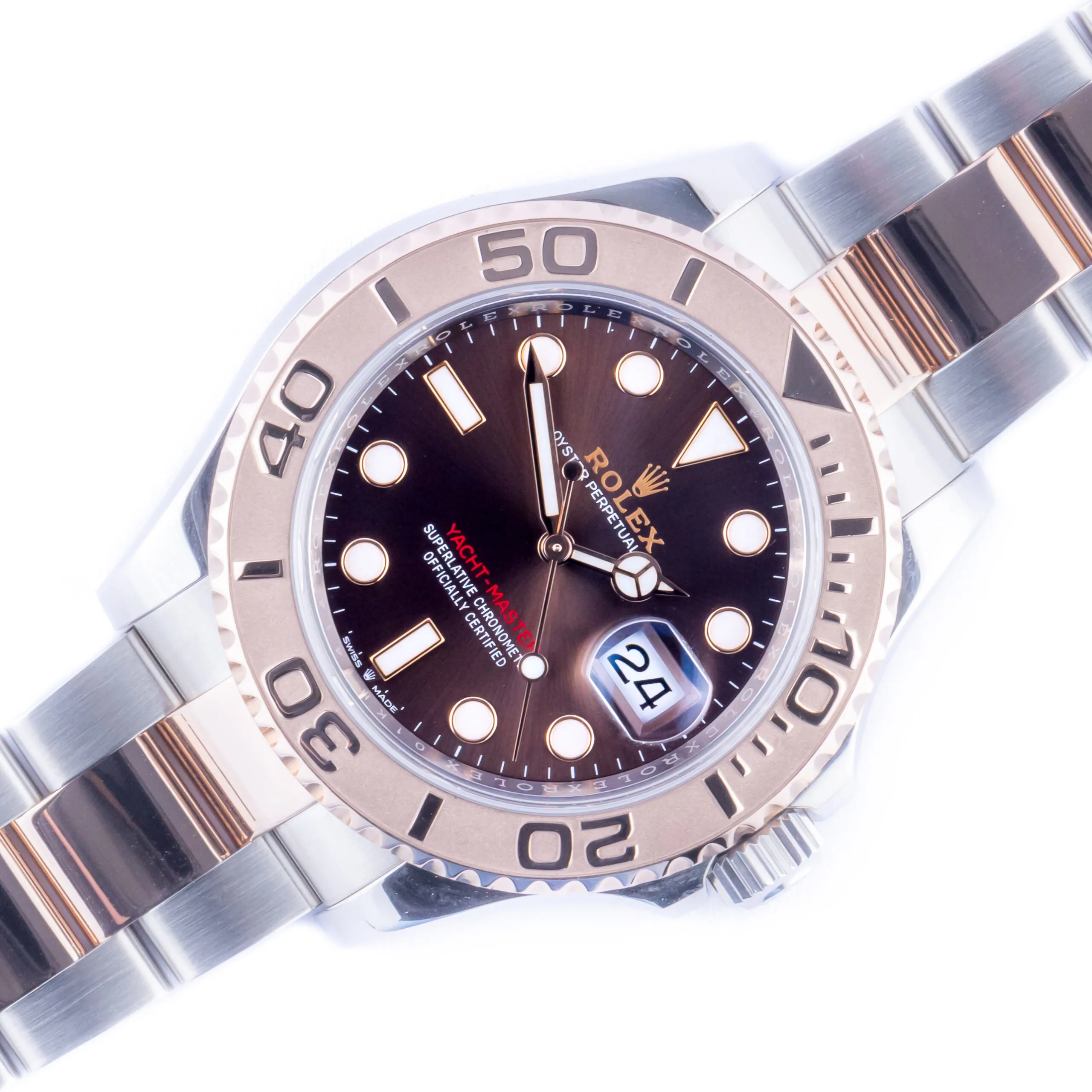 Rolex Yacht-Master 40 126621 40mm Yellow gold and Stainless steel Brown