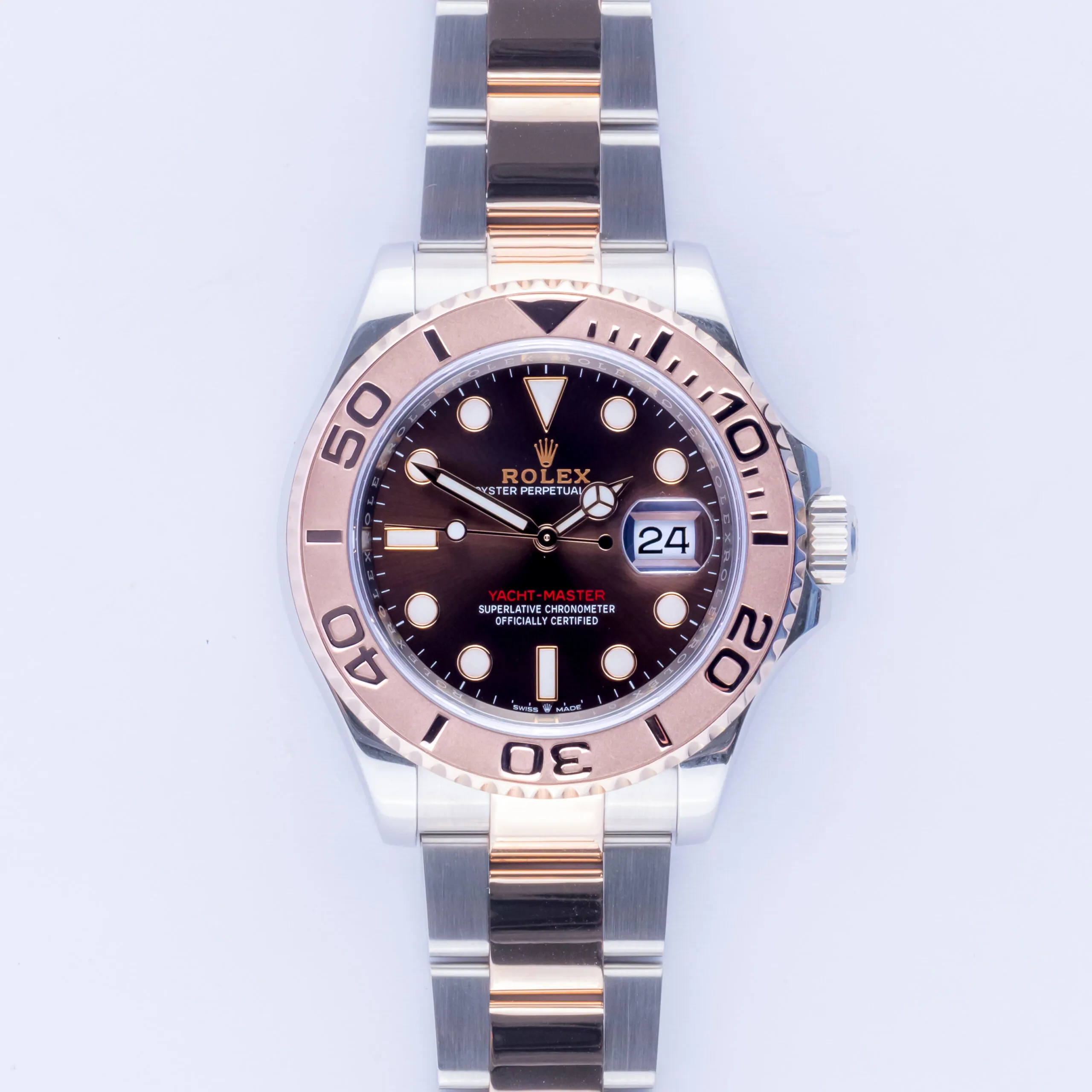 Rolex Yacht-Master 40 126621 40mm Yellow gold and Stainless steel Brown 2