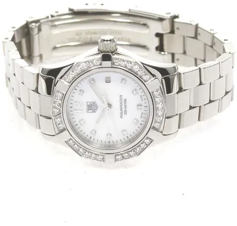 TAG Heuer Aquaracer WAF1416 28mm Stainless steel White 1