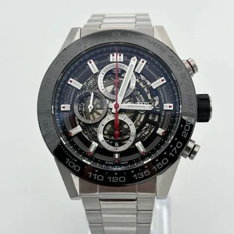 TAG Heuer Carrera CAR2A1W.BA0703 45mm Stainless steel Skeleton