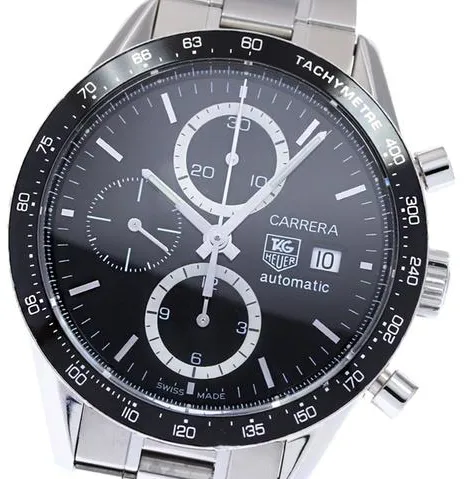 TAG Heuer Carrera CV2010 41mm Stainless steel Black