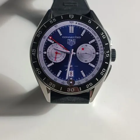 TAG Heuer Connected SBR8A10.BT6259 45mm Stainless steel Black