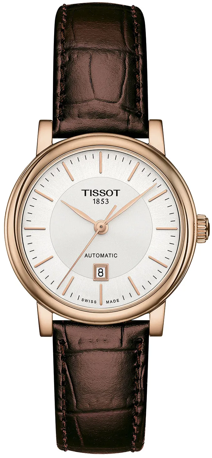 Tissot Carson T122.207.36.031.00 35mm Rose gold and Black DLC Silver