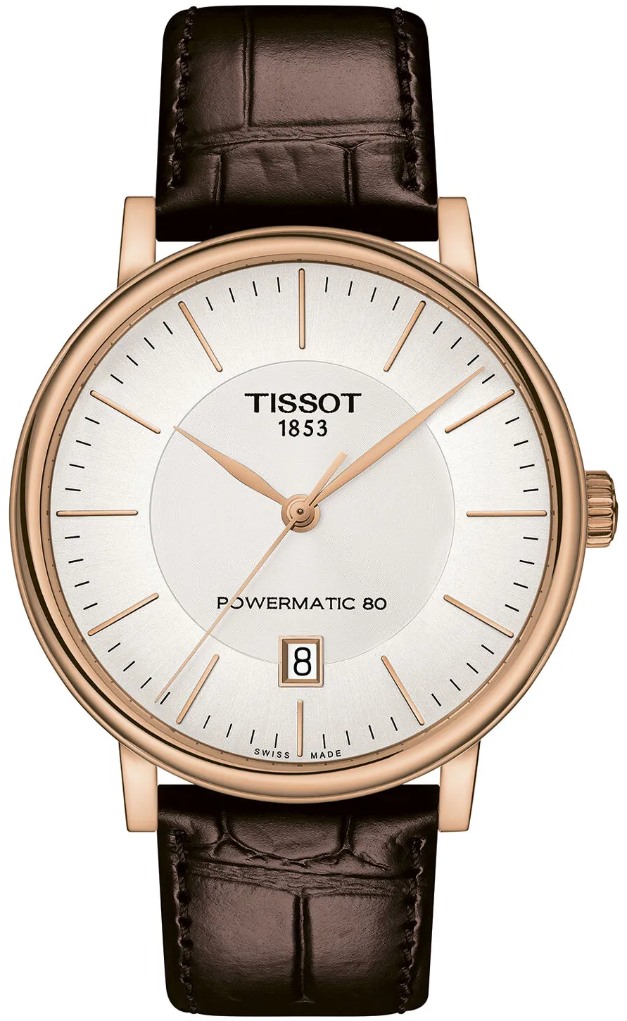 Tissot Carson T122.407.36.031.00 40mm Rose gold and Black DLC Silver