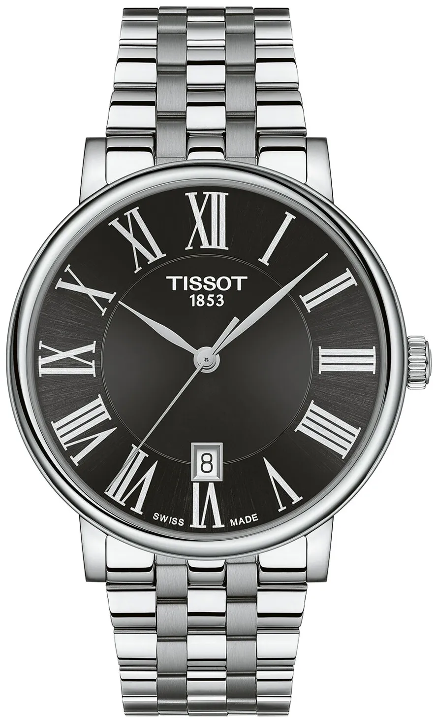 Tissot Carson T122.410.11.053.00 40mm Stainless steel Black