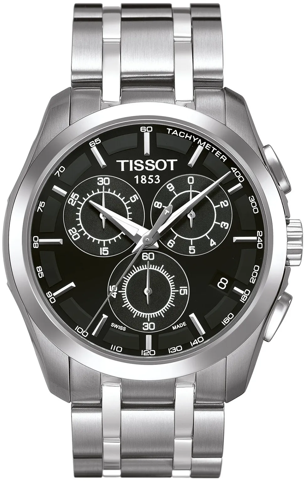 Tissot Couturier T035.617.11.051.00 41mm Stainless steel Black