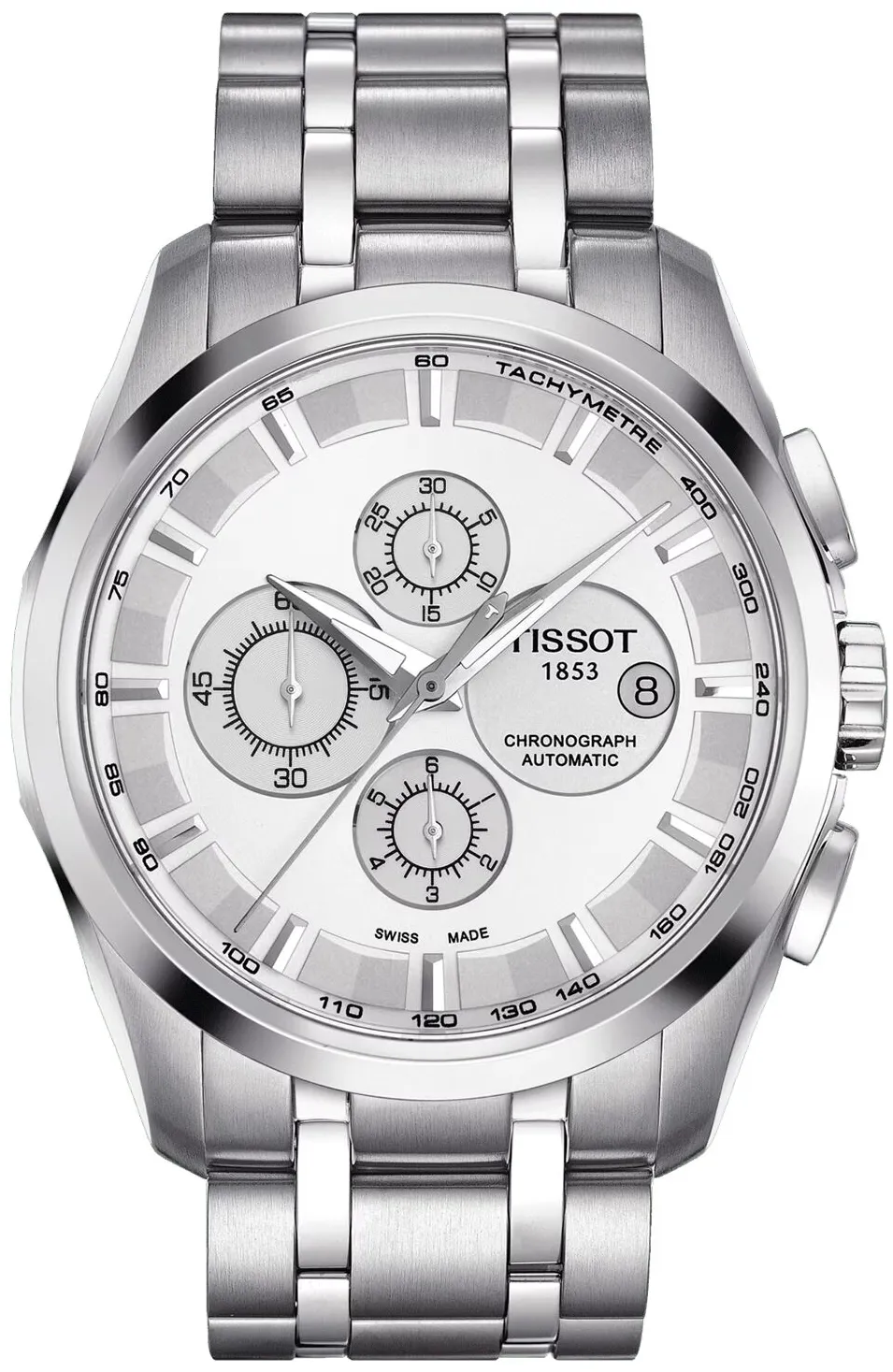 Tissot Couturier T0356271103100 43mm Stainless steel Silver