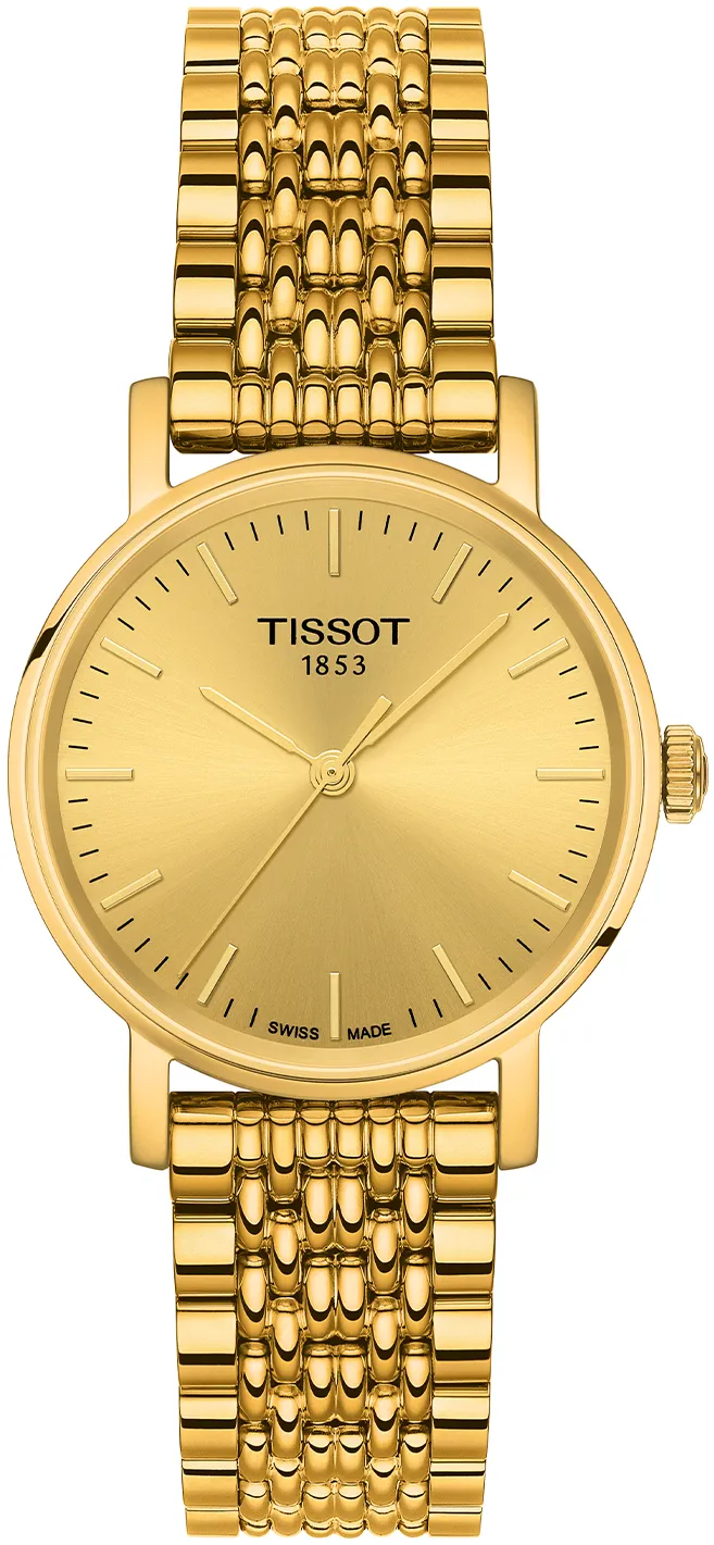 Tissot Everytime T109.210.33.021.00 30mm Stainless steel Golden