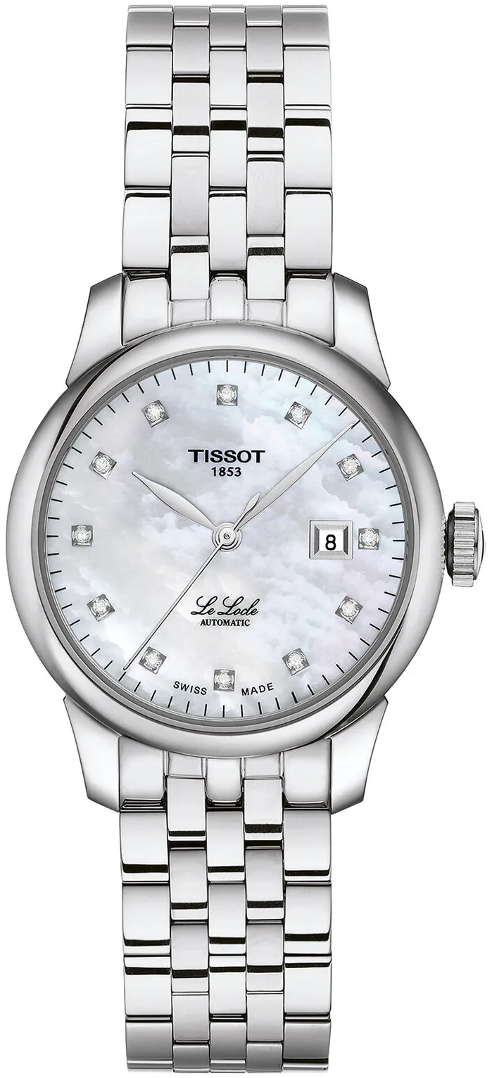 Tissot Le Locle T006.207.11.116.00 29mm Stainless steel White Mother of Pearl