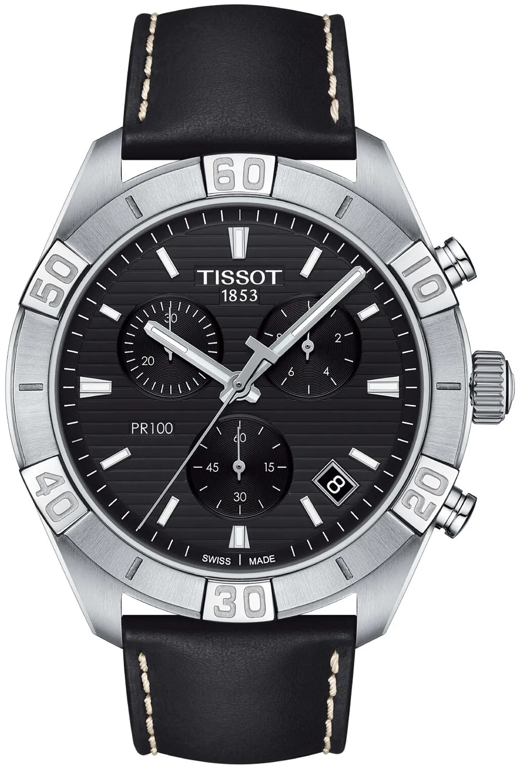 Tissot PR 100 T101.617.16.051.00 44mm Stainless steel Black