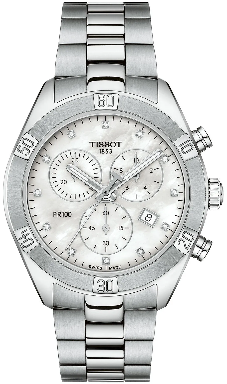 Tissot PR 100 T101.917.11.116.00 38mm Stainless steel White Mother of Pearl