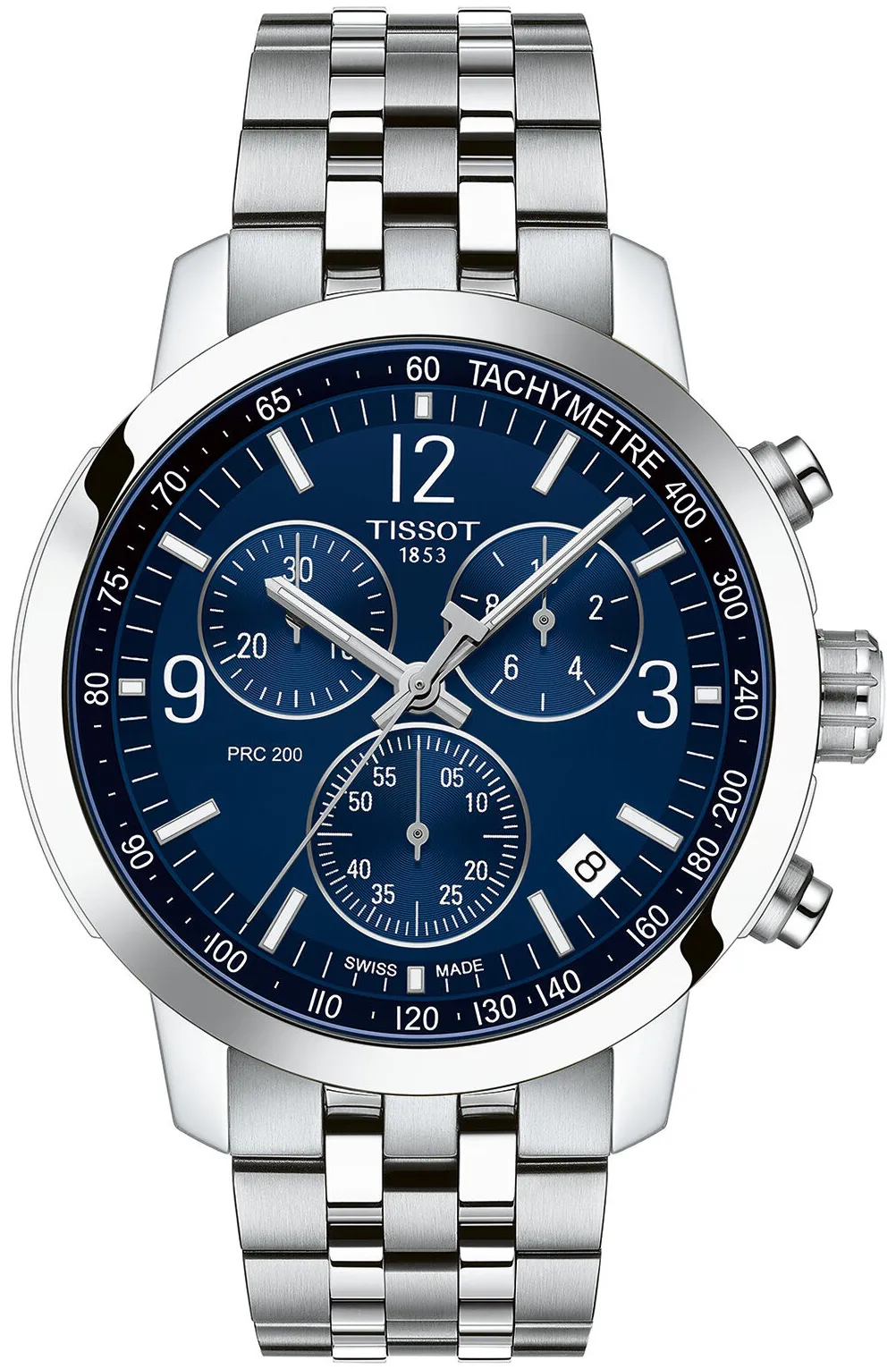 Tissot PRC T114.417.11.047.00 42mm Stainless steel Blue