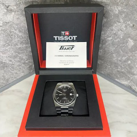 Tissot PRX Powermatic 80 T1374071105100 40mm Stainless steel Black