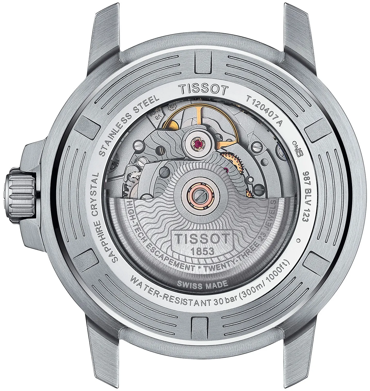 Tissot Seastar 1000 T120.407.11.081.01 43mm Stainless steel Gray 1