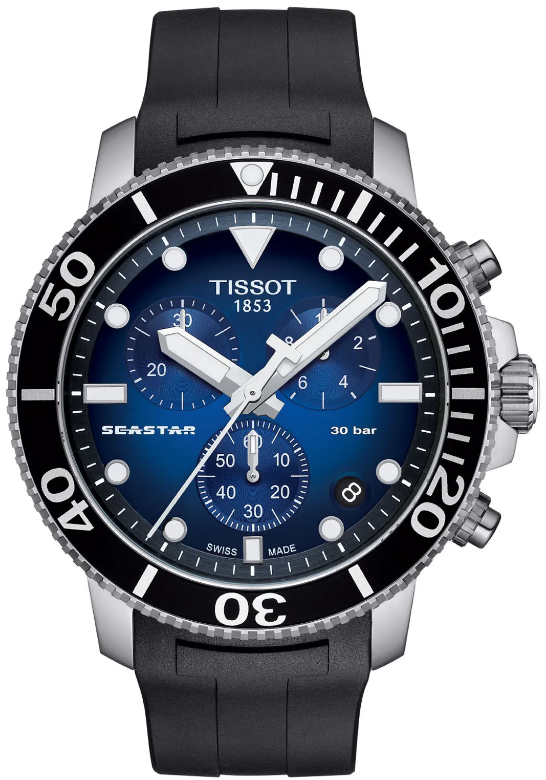 Tissot Seastar 1000 T120.417.17.041.00 45.5mm Stainless steel Black