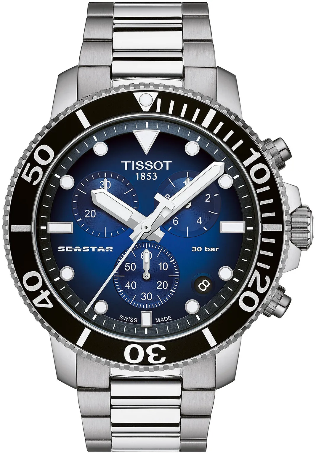 Tissot Seastar T120.417.11.041.01 45.5mm Stainless steel Black