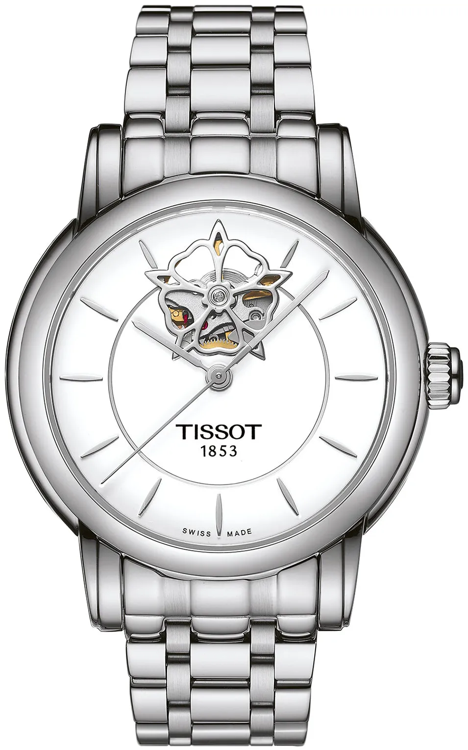 Tissot T-Classic T0502071101104 35mm Stainless steel White