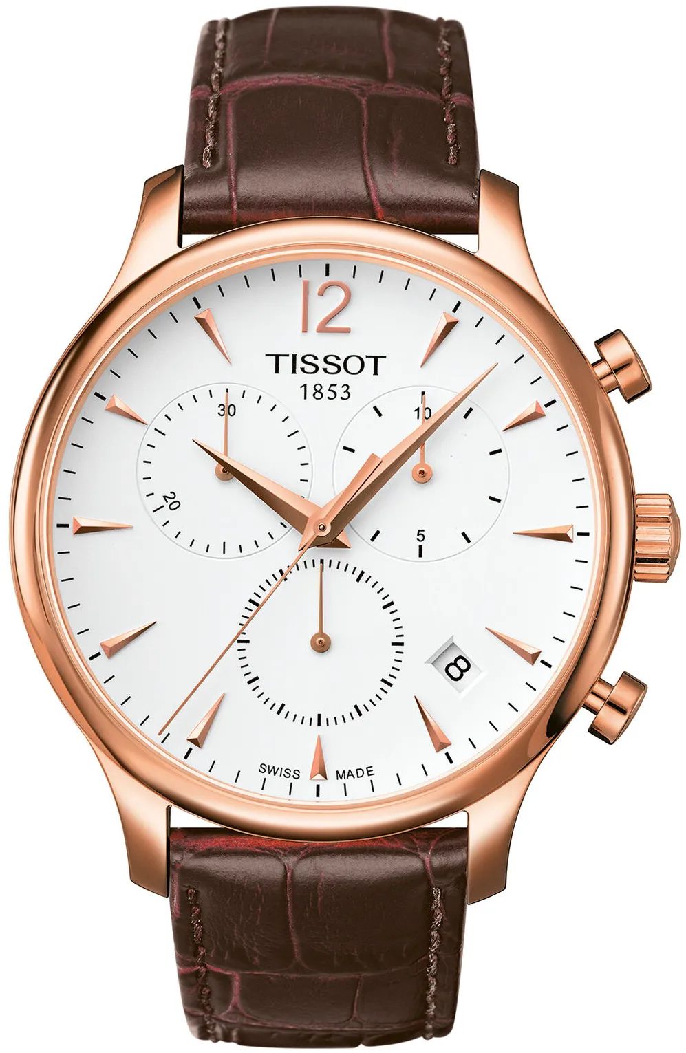 Tissot T-Classic T0636173603700 42mm Rose gold and Stainless steel and Black DLC Silver