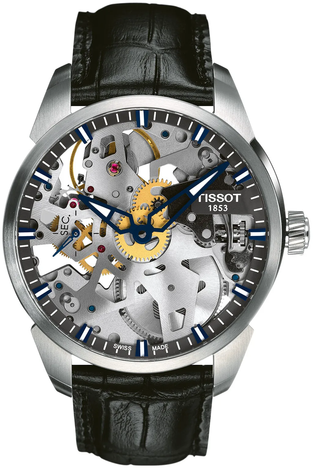 Tissot T-Classic T0704051641100 43mm Stainless steel Skeleton