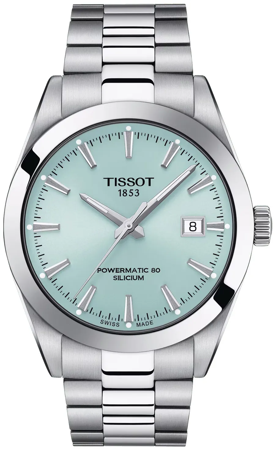 Tissot T-Classic T127.407.11.351.00 40mm Stainless steel Ice blue