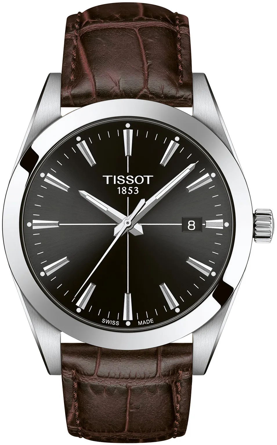 Tissot T-Classic T1274101605101 40mm Stainless steel Black