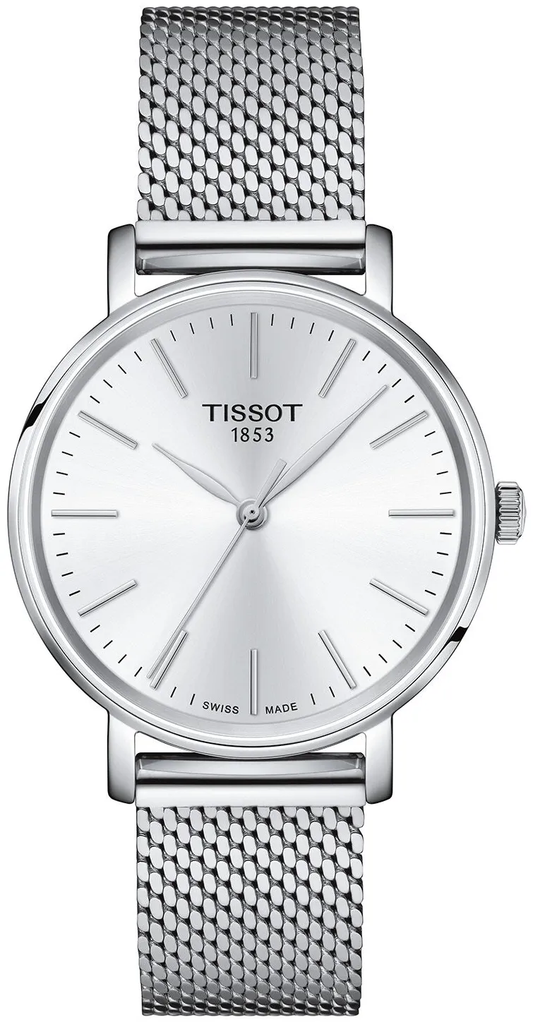 Tissot T-Classic T143.210.11.011.00 34mm Stainless steel White