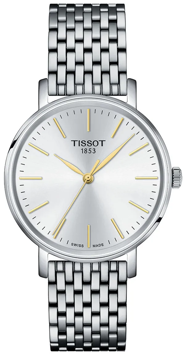 Tissot T-Classic T143.210.11.011.01 34mm Stainless steel White