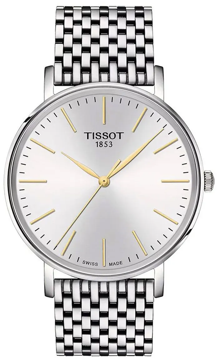 Tissot T-Classic T143.410.11.011.01 40mm Stainless steel White