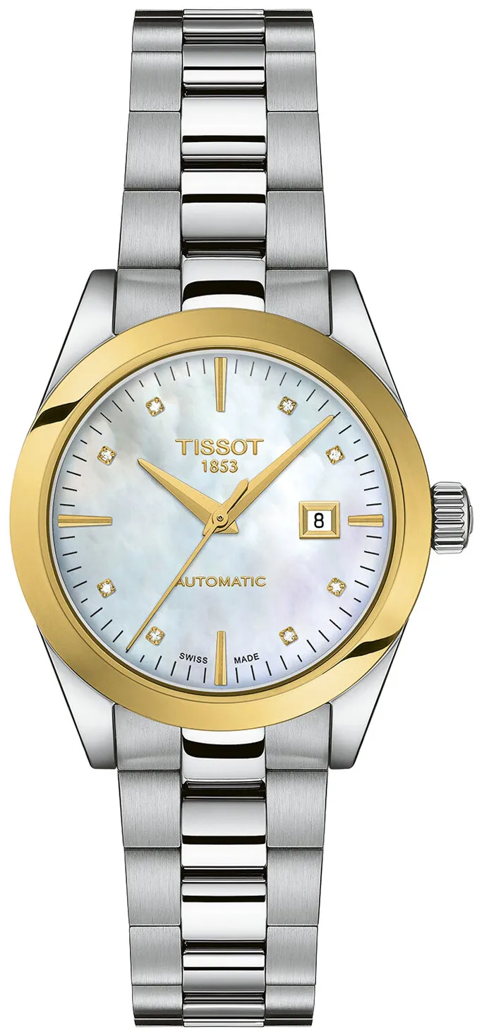 Tissot T-Gold T930.007.41.116.00 29mm Stainless steel White Mother of Pearl