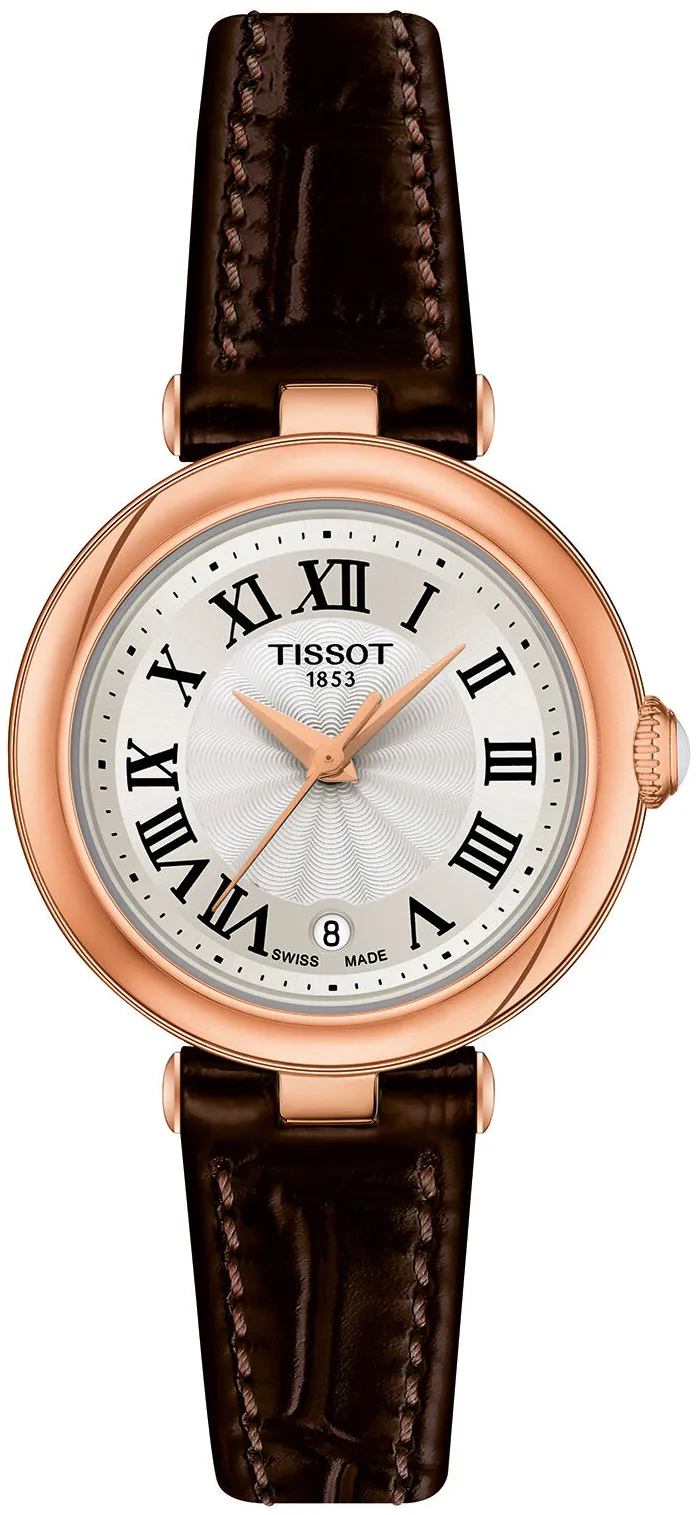 Tissot T-Lady T126.010.36.013.00 26mm Rose gold White