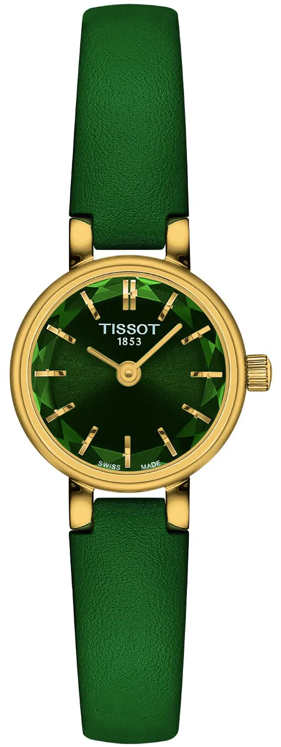 Tissot T-Lady T140.009.36.091.00 19.5mm Yellow gold and Black DLC Green