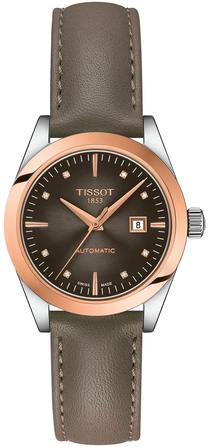 Tissot T-Lady T930.007.46.296.00 29mm Stainless steel Smoked brown