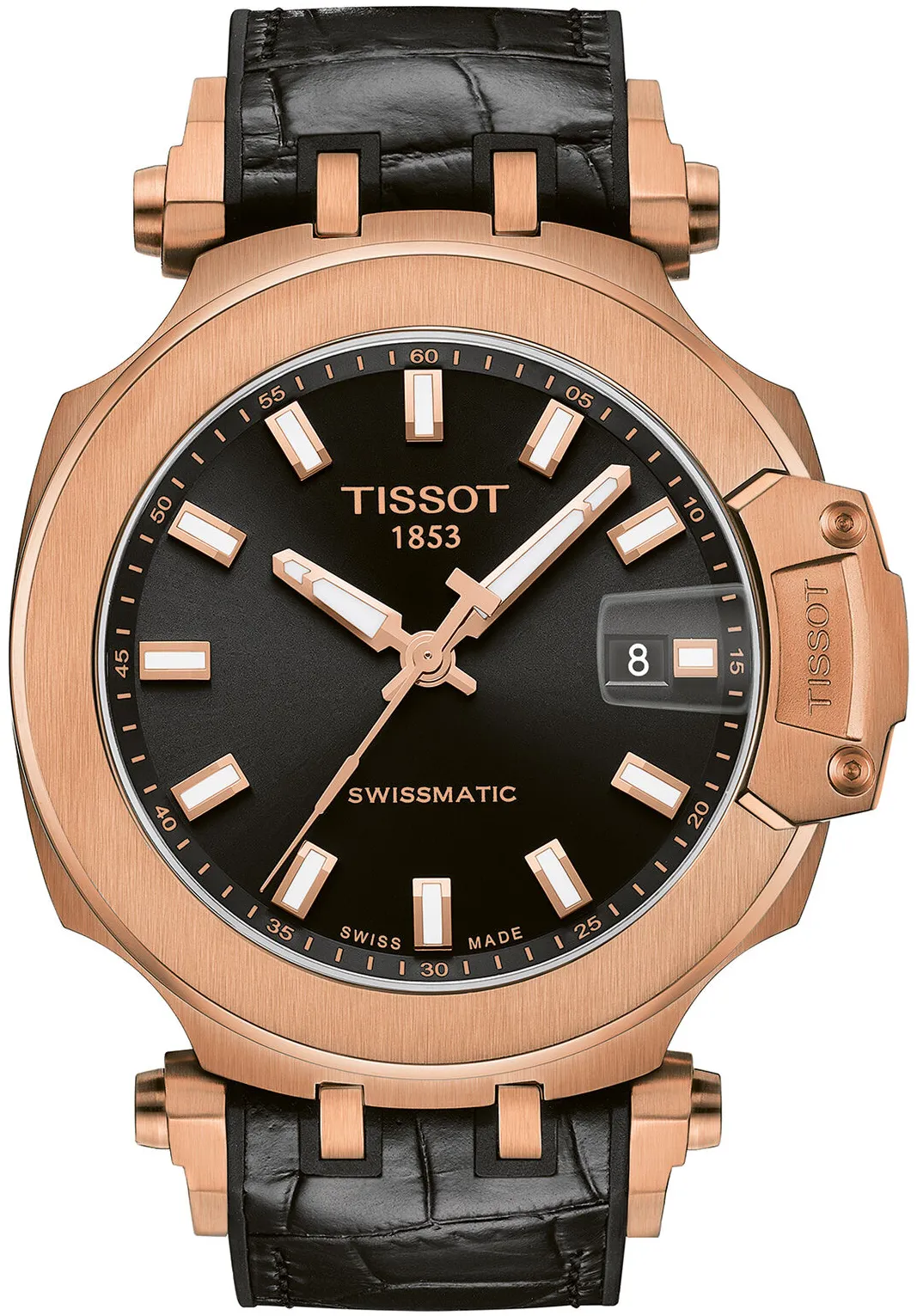 Tissot T-Race T115.407.37.051.00 Rose gold and Black DLC Black