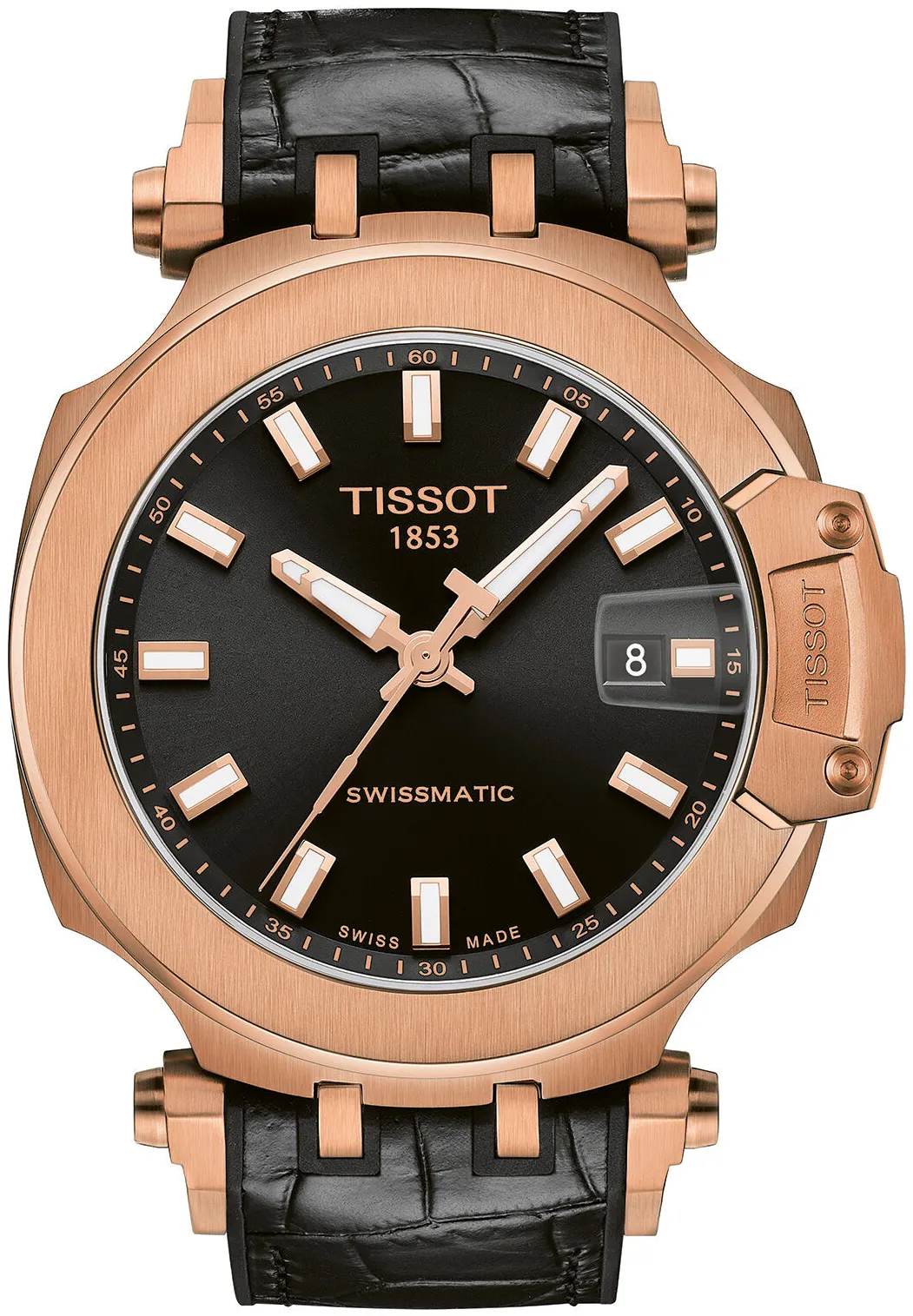 Tissot T-Race T115.407.37.051.00 Rose gold and Black DLC Black 1