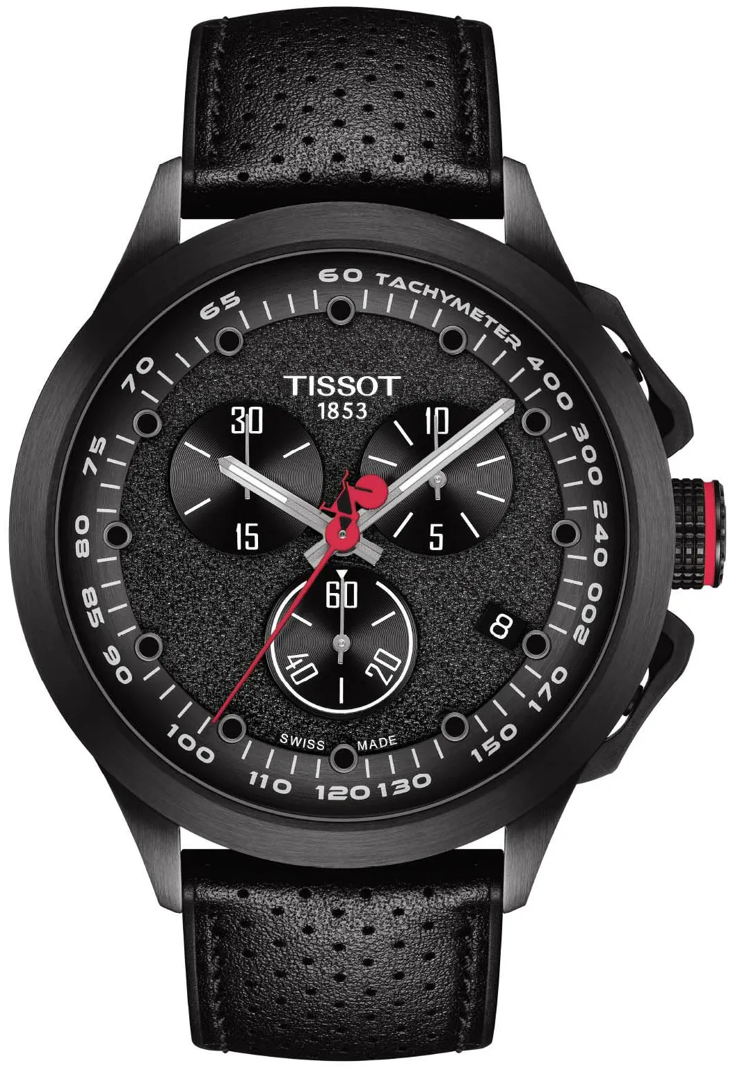 Tissot T-Race T135.417.37.051.01 45mm Black DLC Black