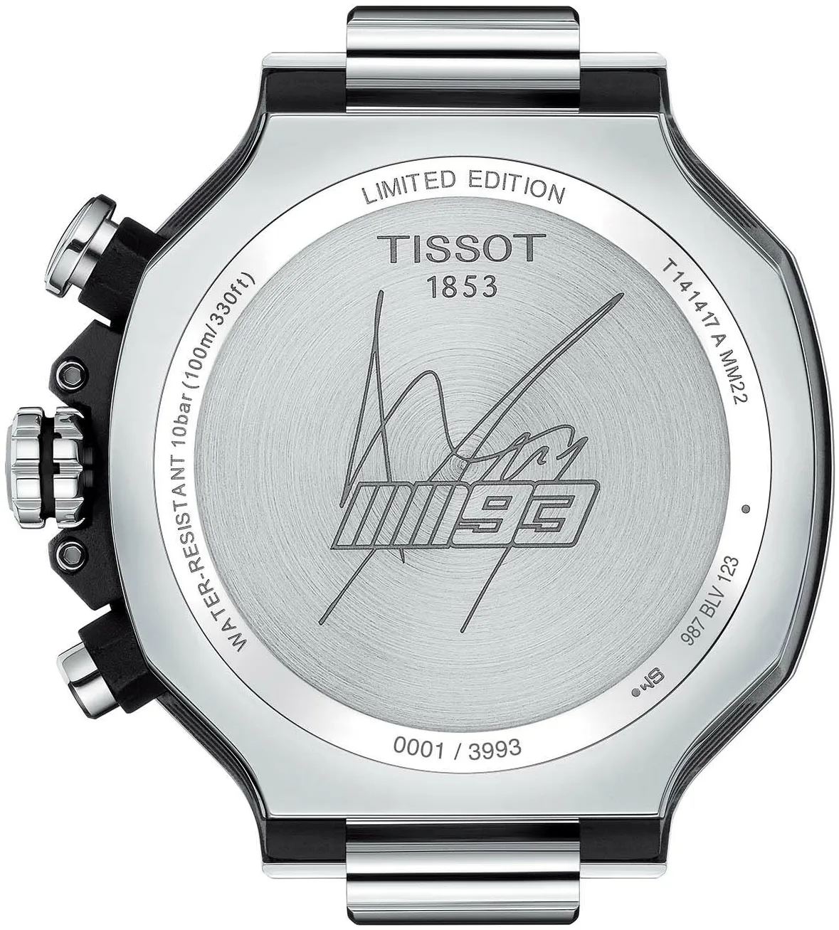 Tissot T-Race T141.417.11.051.00 45mm Stainless steel Black 2