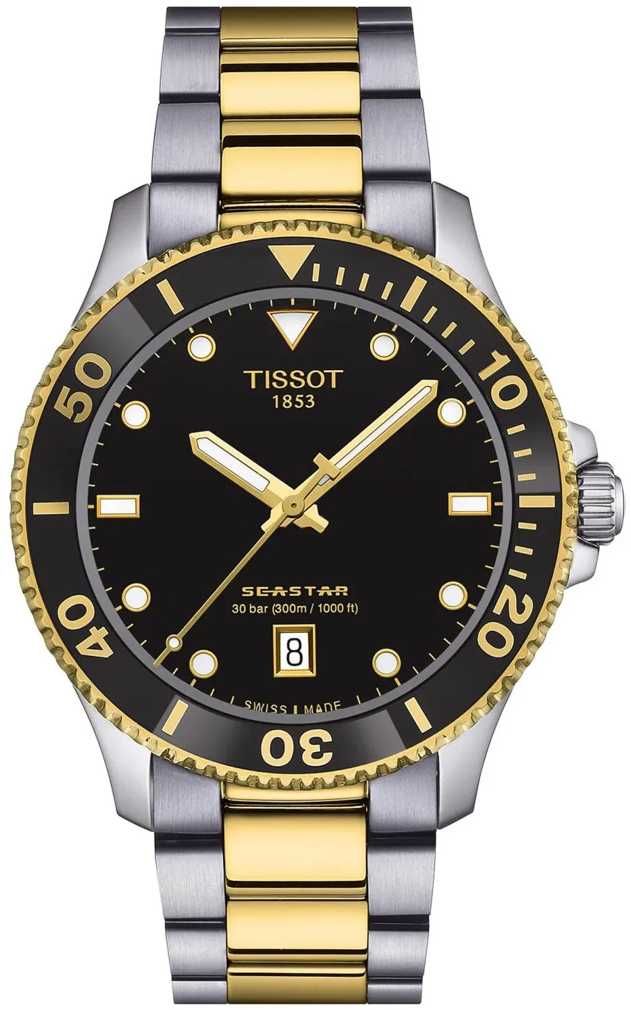 Tissot T-Sport T120.410.22.051.00 40mm Stainless steel and Gold-plated Black