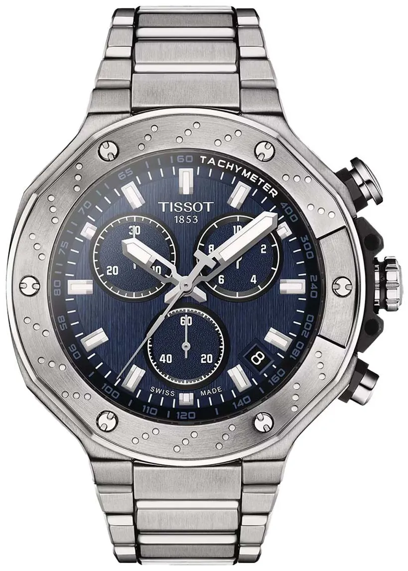 Tissot T-Sport T141.417.11.041.00 45mm Stainless steel Blue