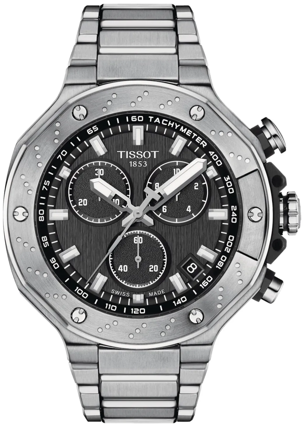 Tissot T-Sport T141.417.11.051.01 45mm Stainless steel Black