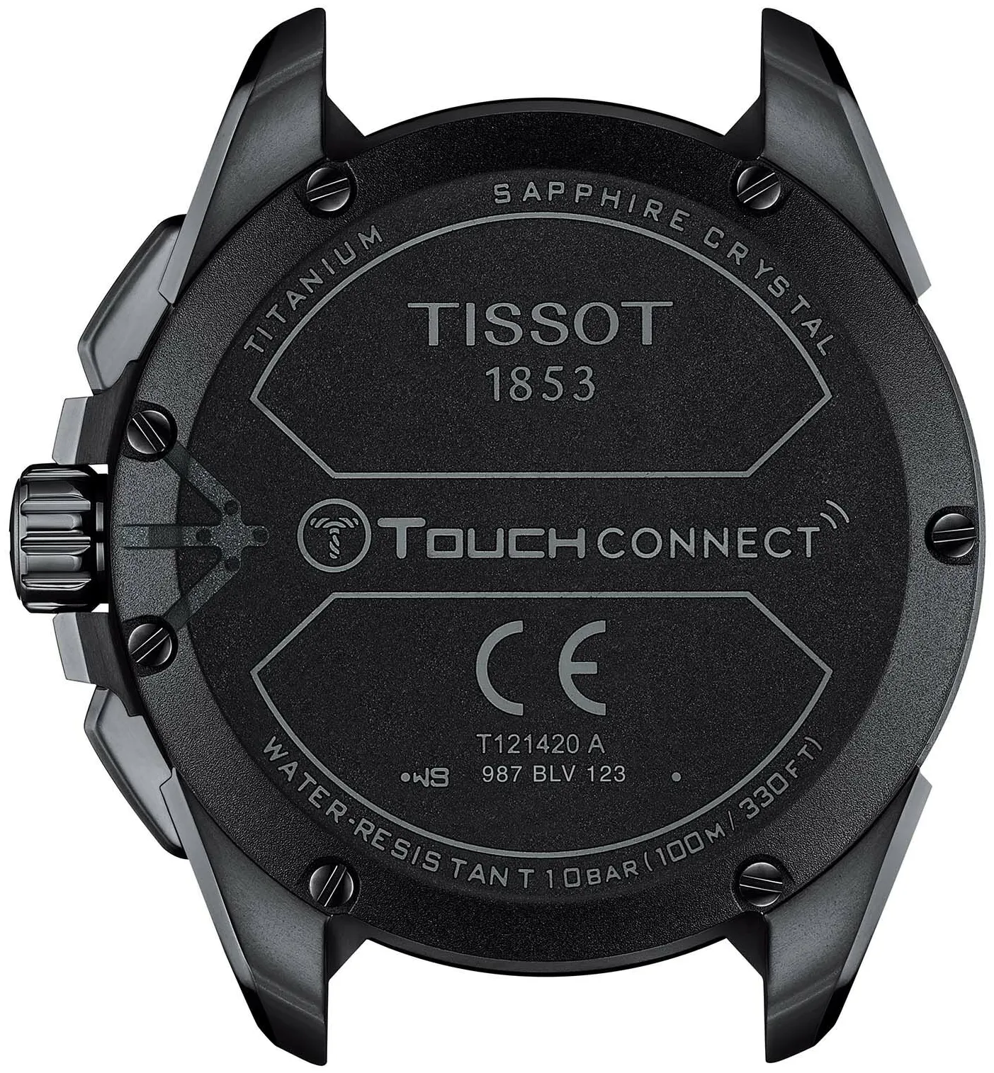 Tissot Touch T121.420.47.051.03 47.5mm Titanium and Black DLC Black 3