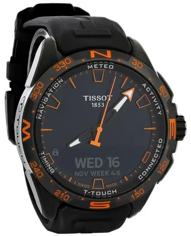 Tissot Touch T121.420.47.051.04 48mm Titanium and Black PVD Black