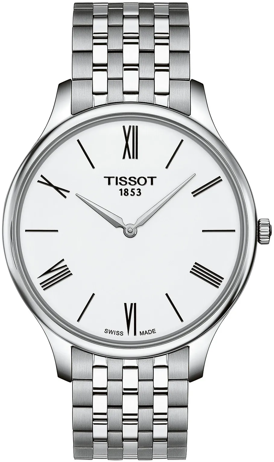 Tissot Tradition T063.409.11.018.00 39mm Stainless steel White