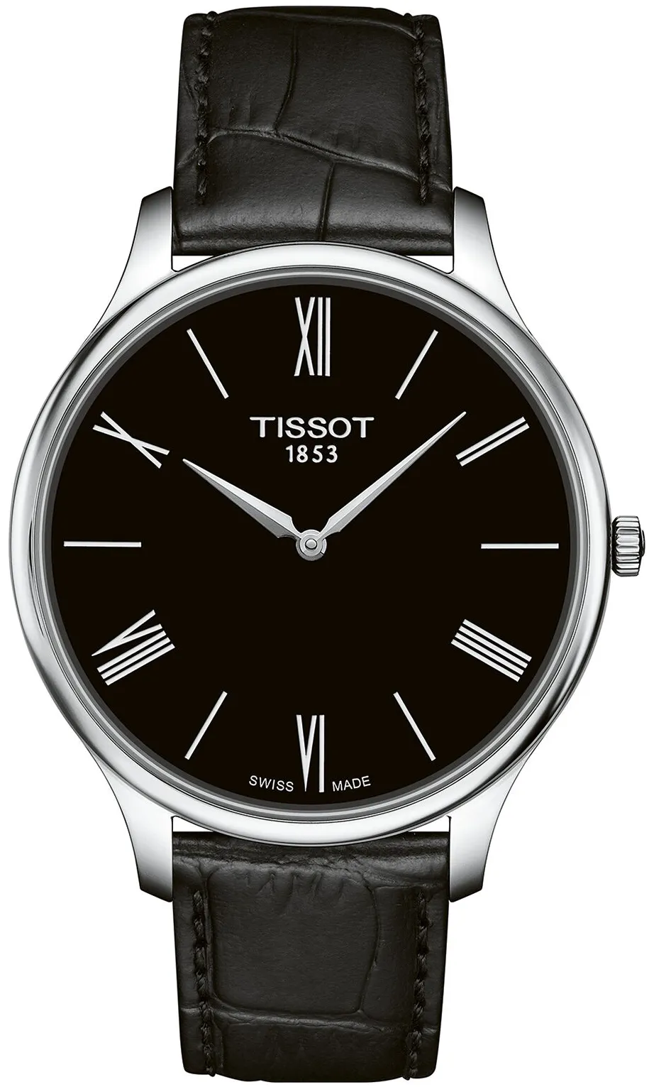 Tissot Tradition T063.409.16.058.00 39mm Stainless steel Black