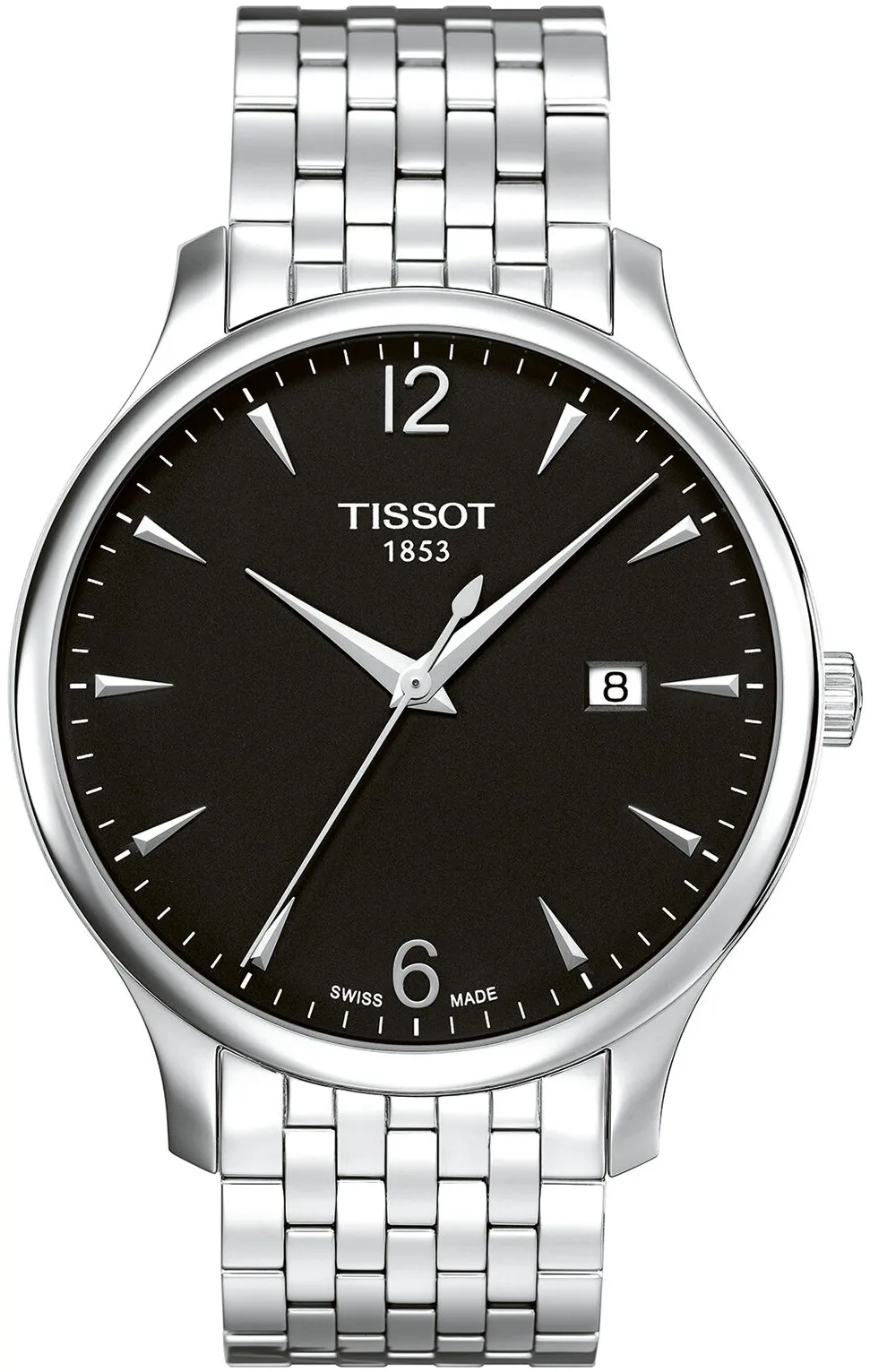 Tissot Tradition T063.610.11.057.00 42mm Stainless steel Black