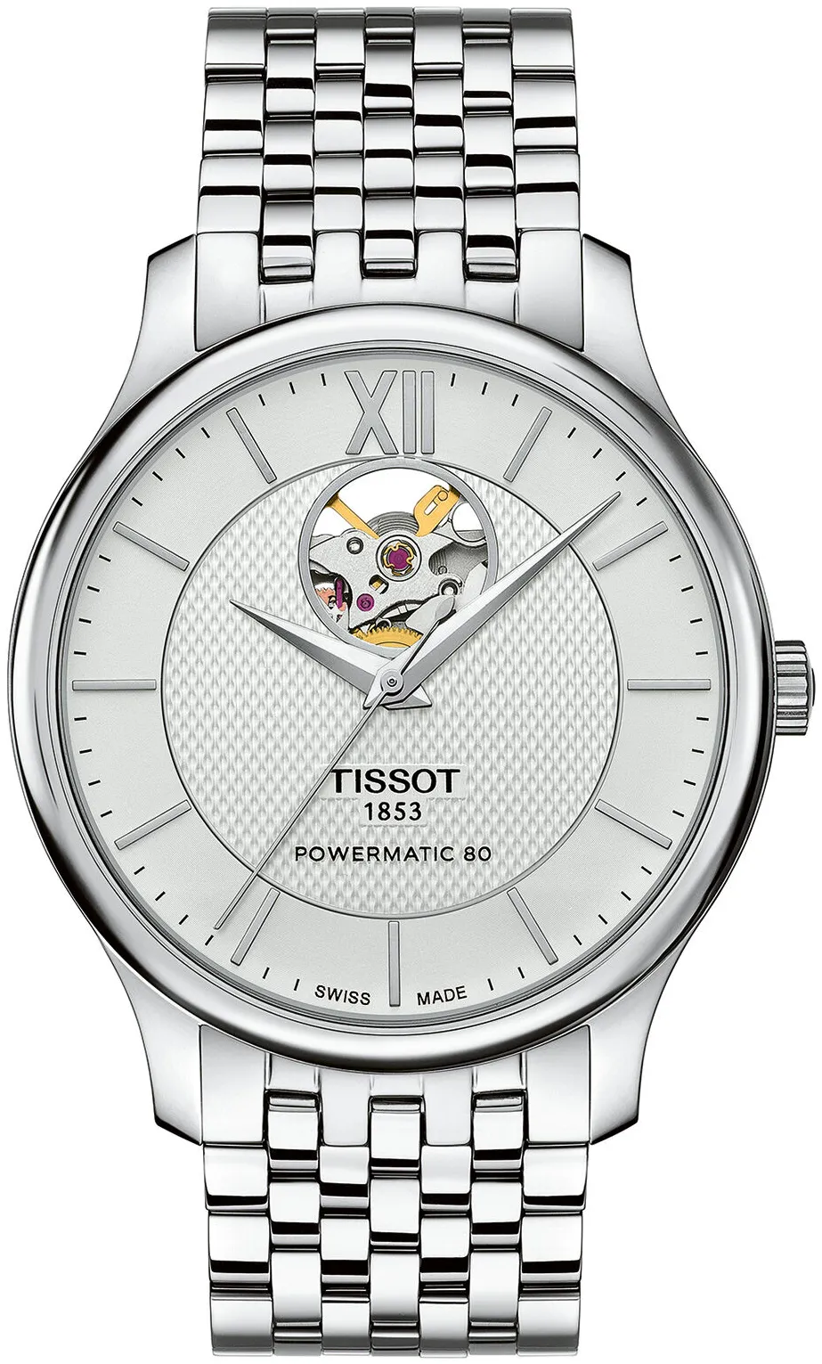 Tissot Tradition T063.907.11.038.00 40mm Stainless steel Silver