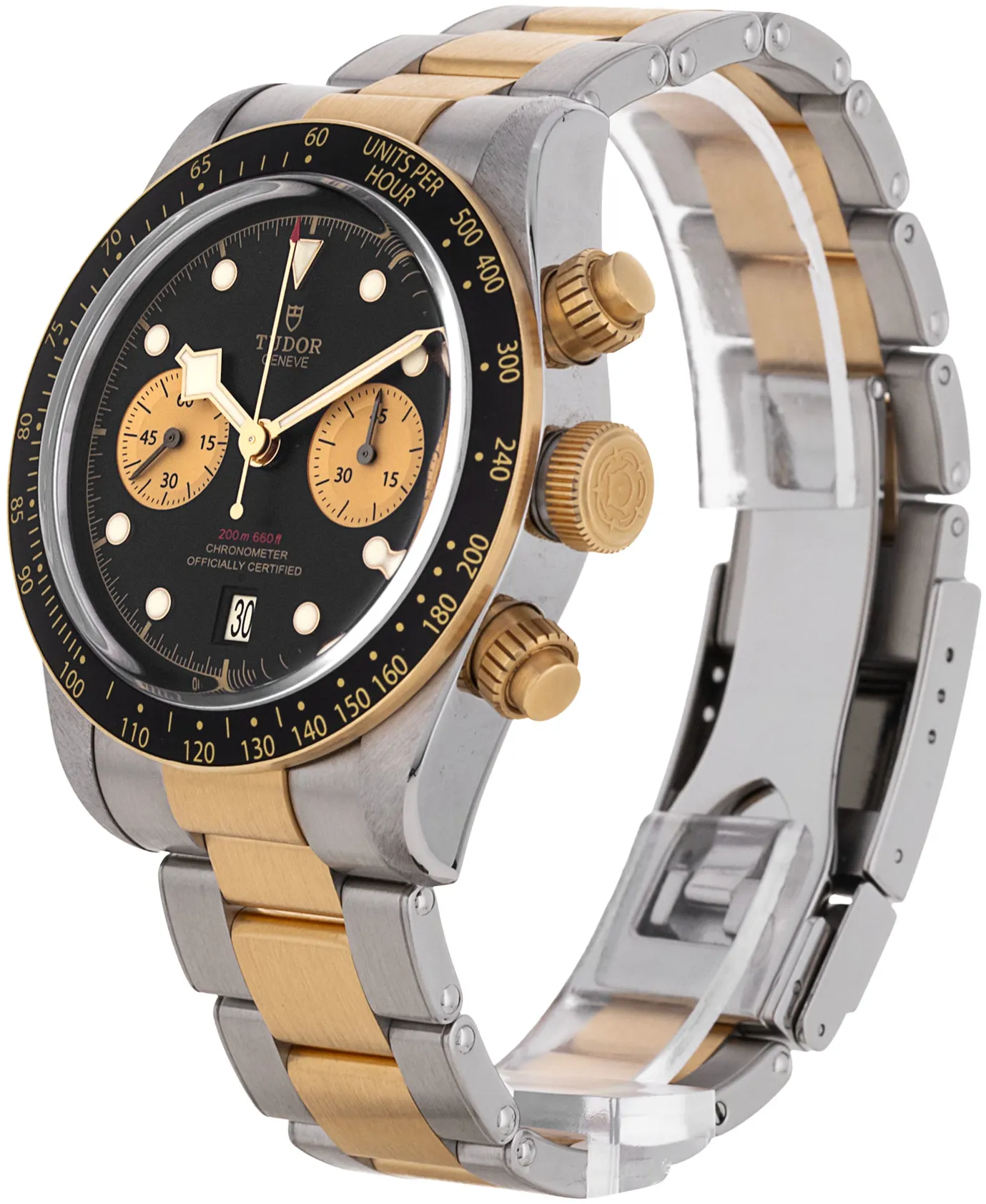 Tudor Black Bay Chrono S&G M79363N-0001 41mm Yellow gold and Stainless steel Black 1